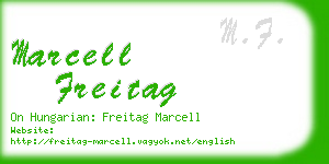 marcell freitag business card